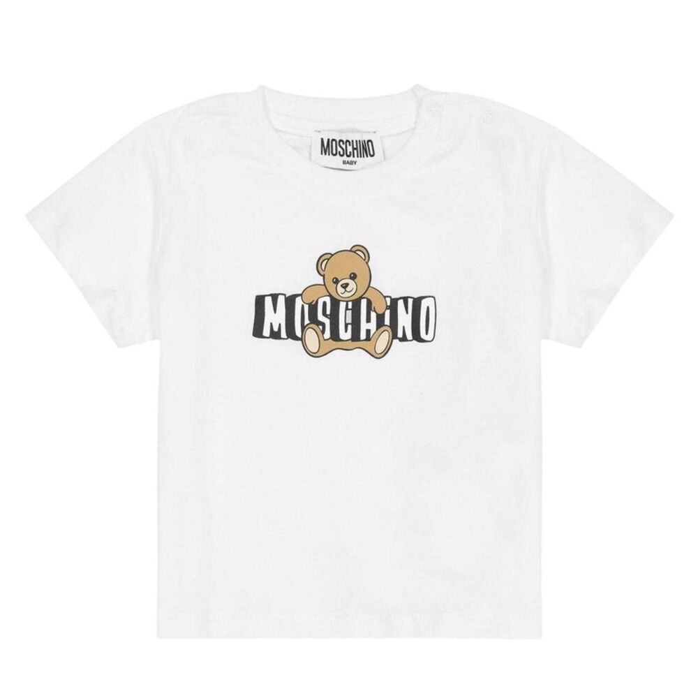 Moschino Childrens/Kids Bear Logo T-Shirt / White